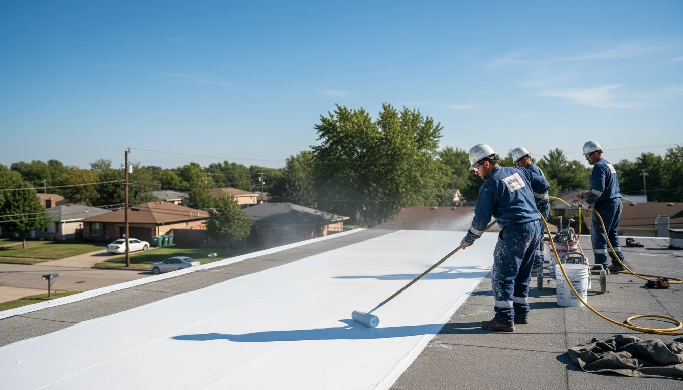 Commercial roof coating in Union Hill, IL near me